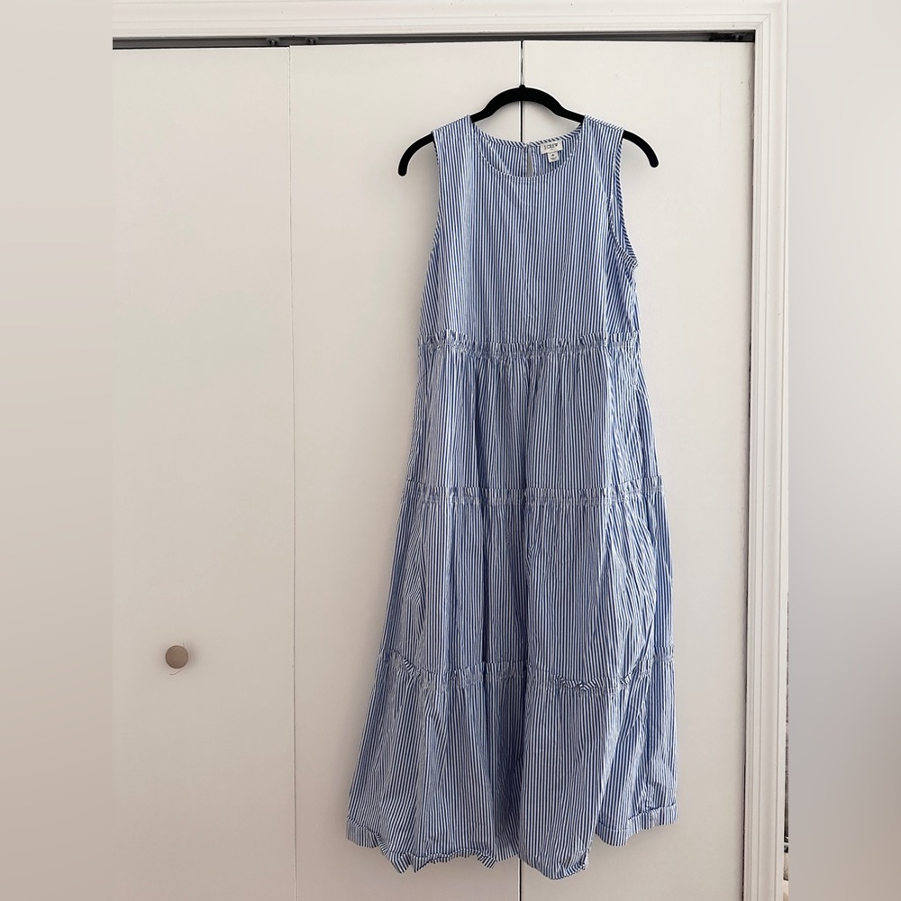 Striped J. crew Maxi Dress